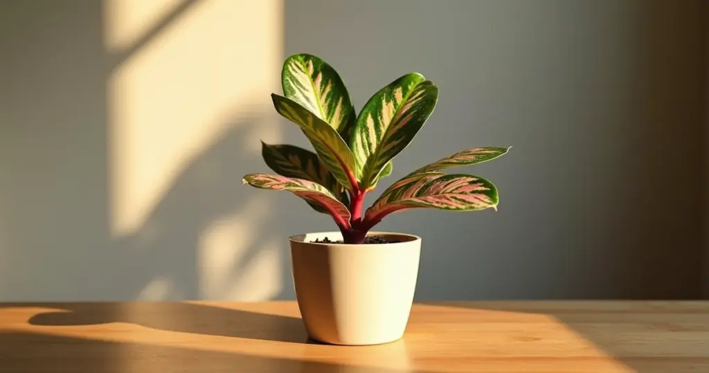 Aglaonema commutatum: a planta que sobrevive na sombra e purifica o ar