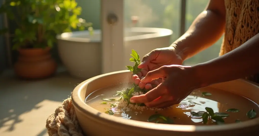 Banho de descarrego: o ritual de 15 minutos que reseta sua energia Banho de descarrego: o ritual de 15 minutos que reseta sua energia