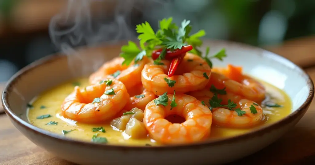 Comidas afro brasileiras: camarão cremoso em 45 minutos