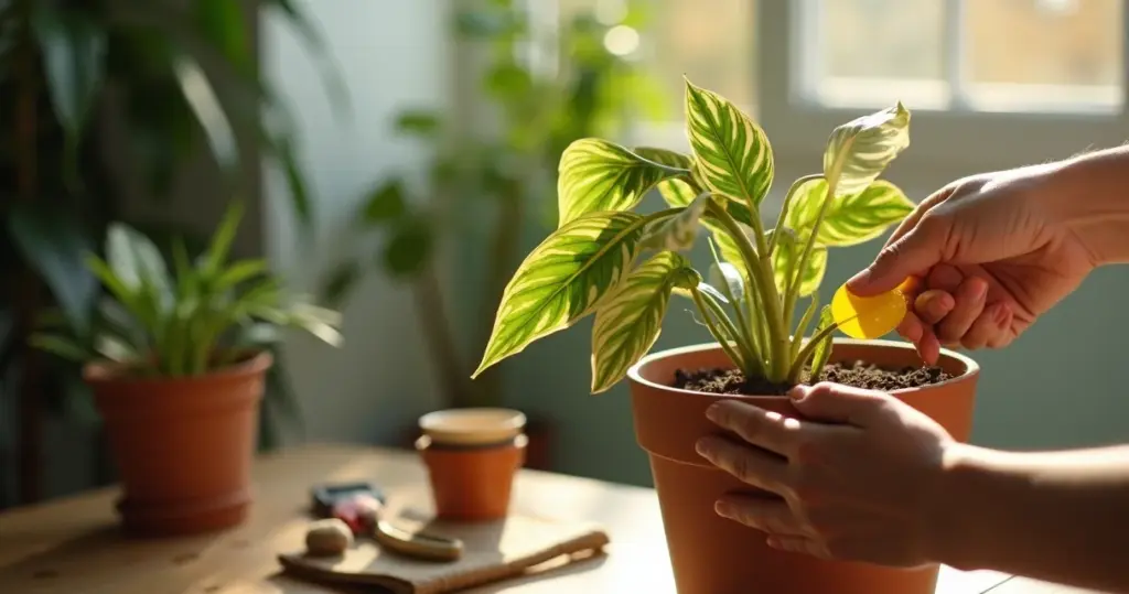 Como cuidar da planta jiboia e salvar folhas amareladas em 15 minutos
