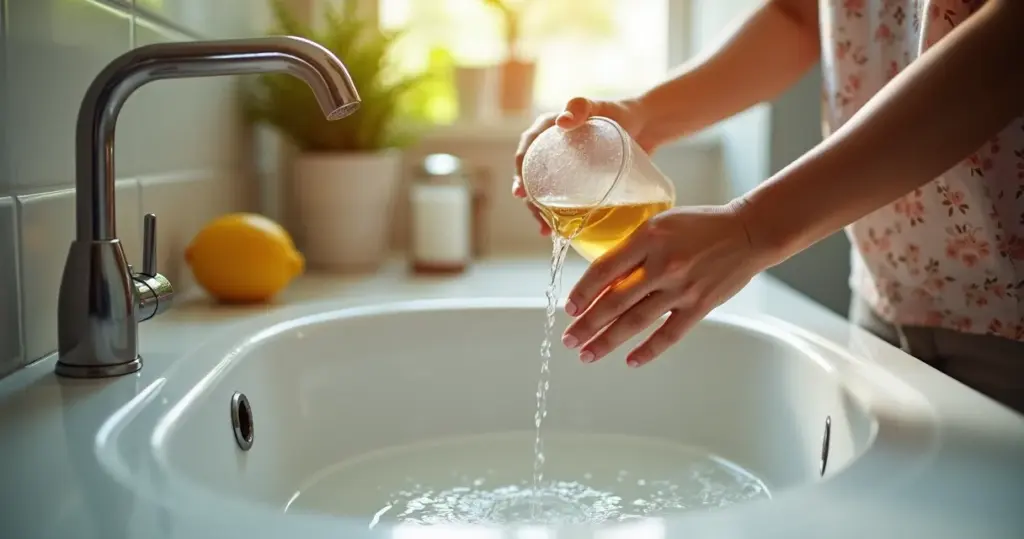 Como desentupir pia de banheiro com 3 ingredientes da sua cozinha