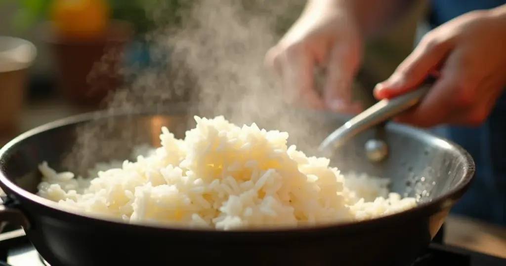 Como esquentar arroz sem virar uma massa grudenta ou seca Como esquentar arroz sem virar uma massa grudenta ou seca
