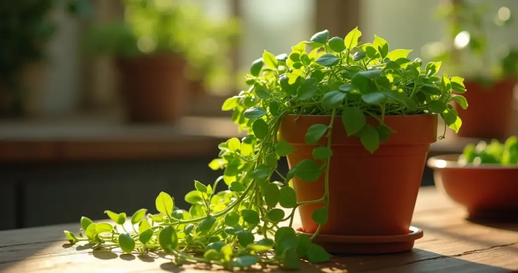 Erva brilhantina: a planta que é salada, remédio e decoração juntas