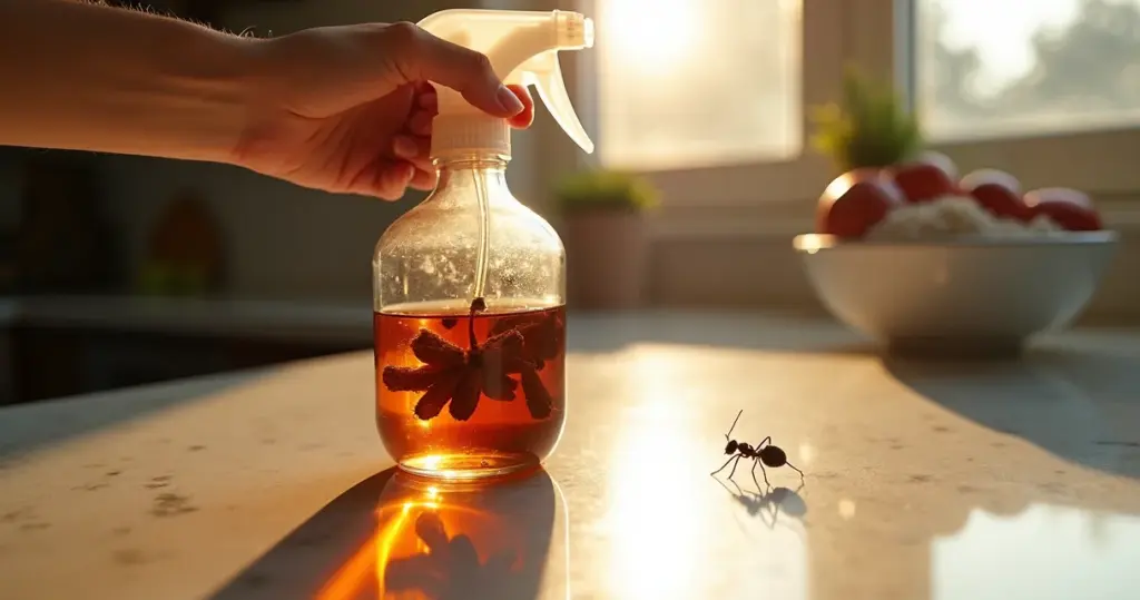 Espanta formiga com vinagre e cravo: o ritual que sua cozinha precisa