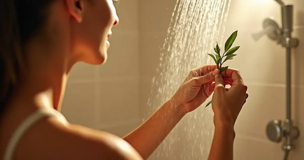 Eucalipto no chuveiro: alívio respiratório natural em 5 minutos