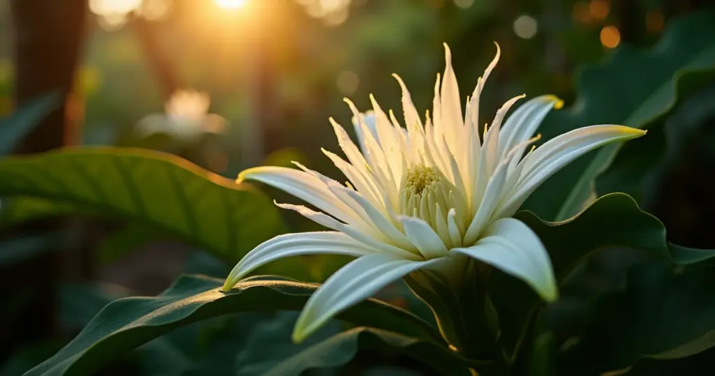 A flor que só abre a noite e transforma seu jardim em espetáculo privativo