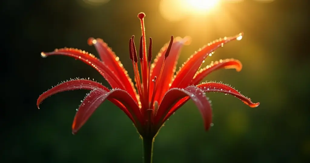 Lírio aranha vermelha: a flor mortal que dá para ter em casa?