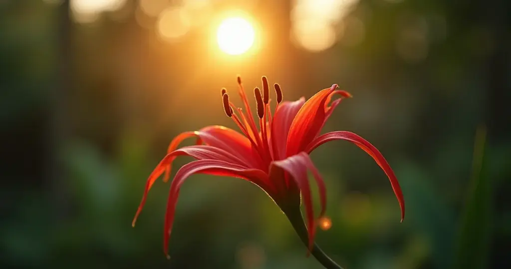 Lírio aranha vermelho significado: por que nunca dar essa flor de presente