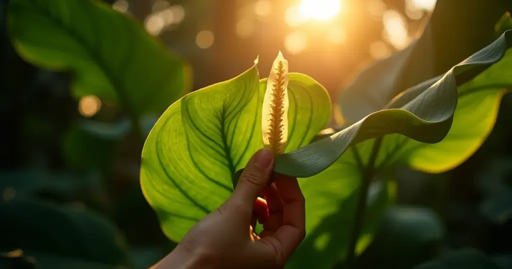 Lírio da Paz Gigante de quase 2m: o truque que ninguém te conta