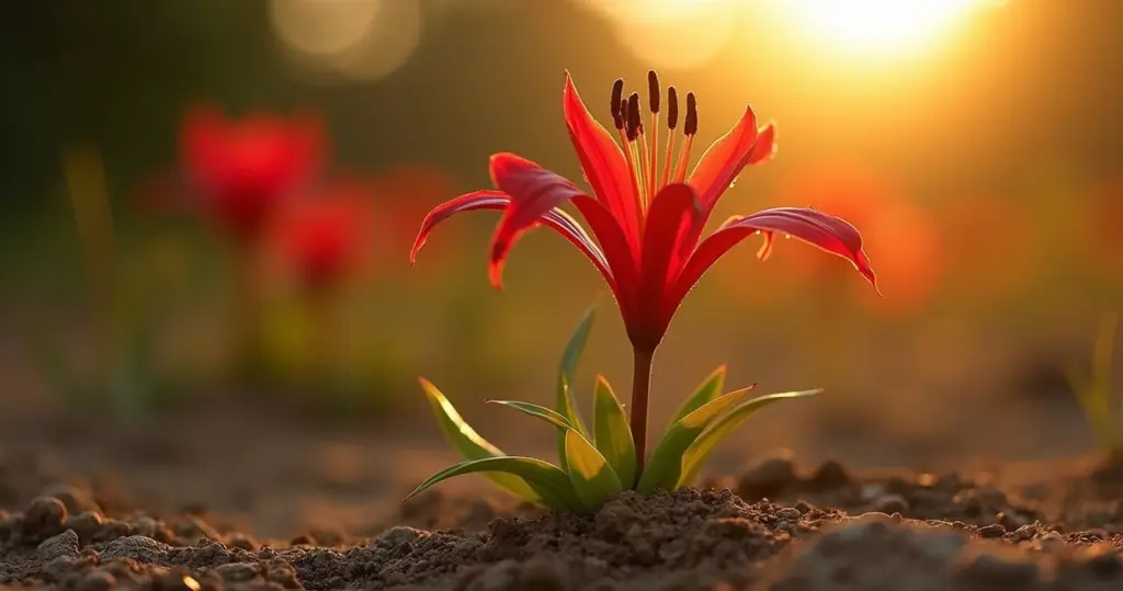 Lírio de aranha vermelha: a planta que floresce quando seu jardim murcha