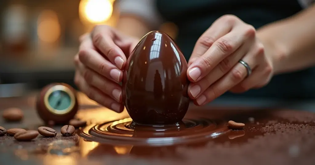 Melhor chocolate para fazer ovo de Páscoa: brilho perfeito em 2h