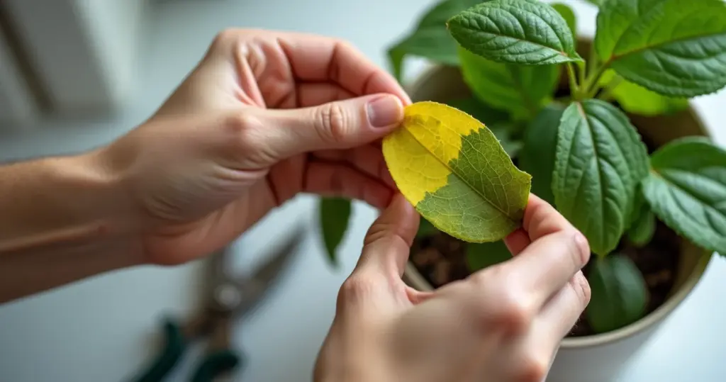 Planta com folha amarela? Pare de jogar água e faça isso agora