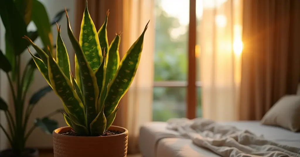 Planta para quarto que libera oxigênio à noite e filtra toxinas