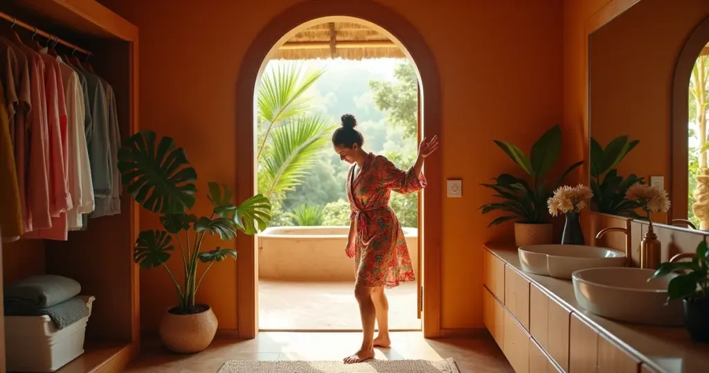 17 Ideias de Quarto com Closet e Banheiro que Otimizam Cada Centímetro