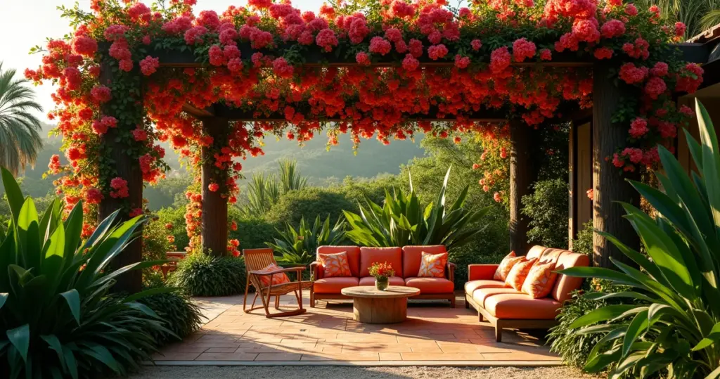 12 Trepadeiras para Pergolado que Transformam seu Jardim em 1 Mês