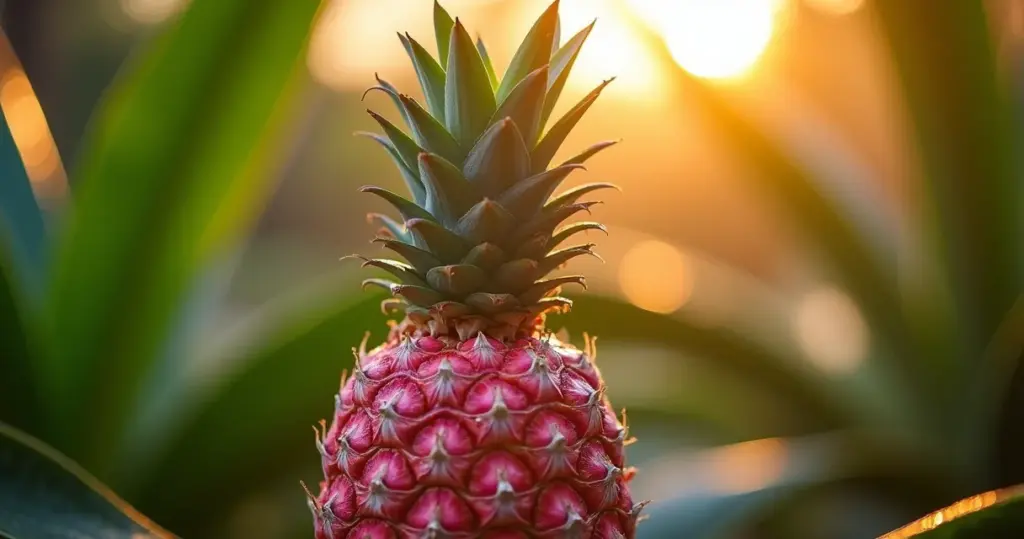 Abacaxi rosa não é só a fruta de 300 reais: tem uma planta que todo mundo pode ter