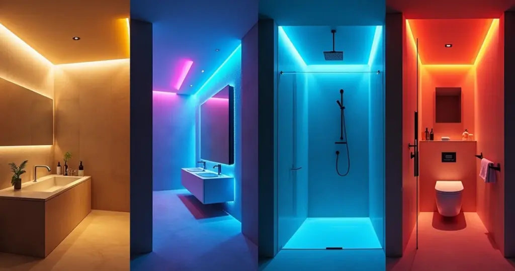 31 Ideias de Banheiro com Led no Teto Para Transformar em 2026
