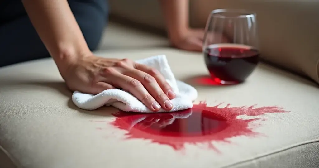 Tirar mancha de vinho do sofá: faça isso nos primeiros 30 segundos