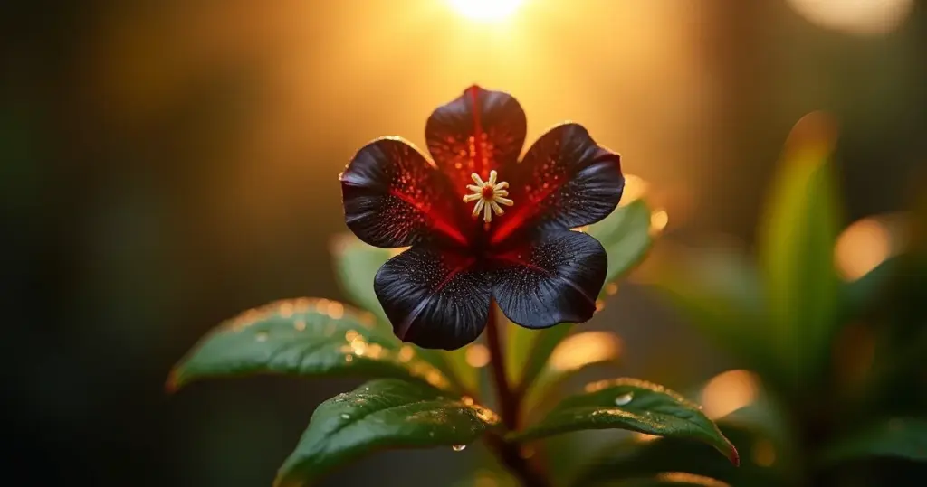 Flor de cera negra existe e floresce em apartamento