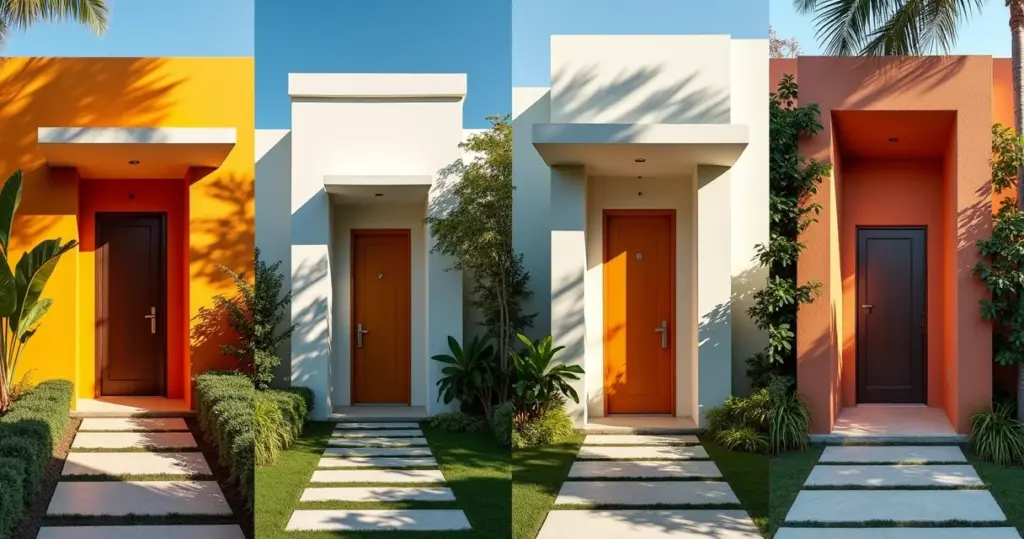 34 Ideias de Frente de Casas com Muro e Portão Simples para 2026