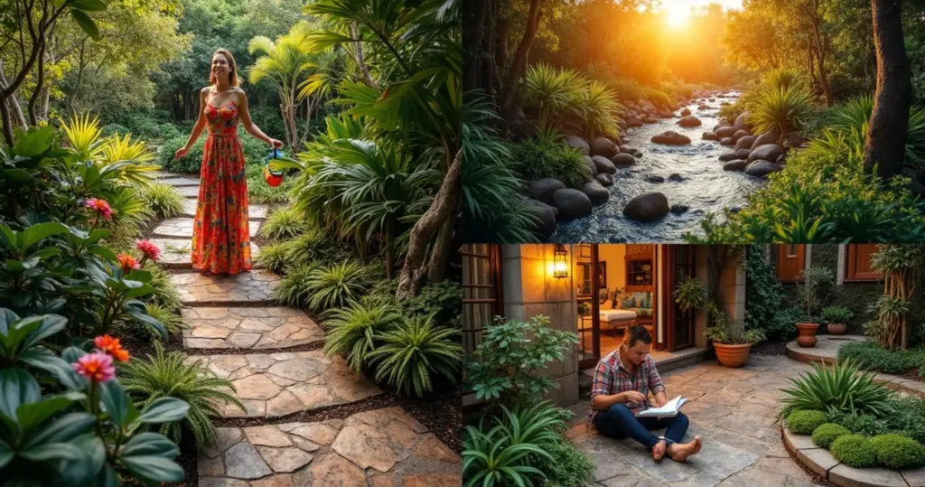 43 Ideias de Jardim com Pedras Rústicas para Transformar Seu Quintal