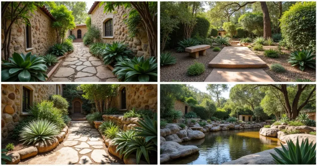 46 Ideias de Jardins com Pedras Rústicas para Transformar Seu Quintal
