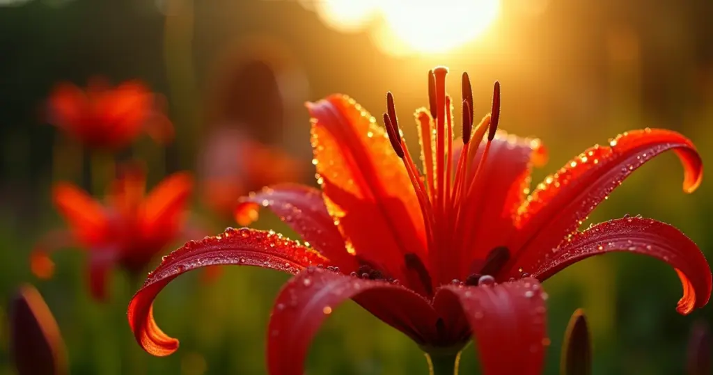 Lírio da Aranha Vermelha: Beleza, Perigo e Como Cultivar com Segurança