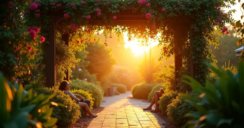 7 Plantas para Pergolado com Sol que Amam Calor e Florescem o Ano Todo