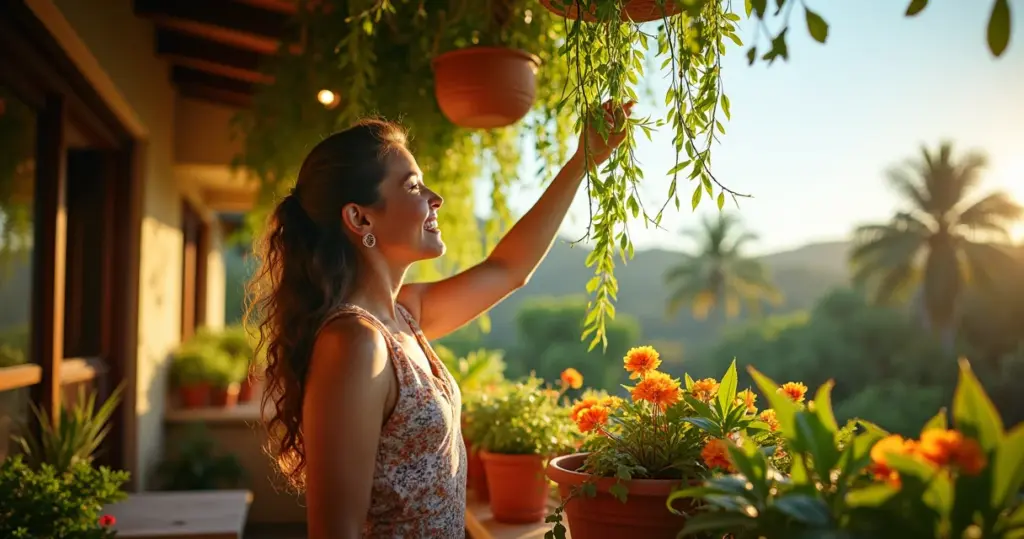 45 plantas pendentes para sol: espécies que amam calor