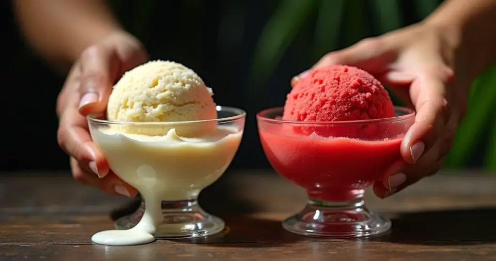 Sorvete e sorbet: a diferença que muda sua escolha na hora da sobremesa
