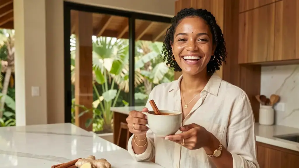 Como fazer chá de canela, cravo e gengibre em casa Como fazer chá de canela, cravo e gengibre em casa