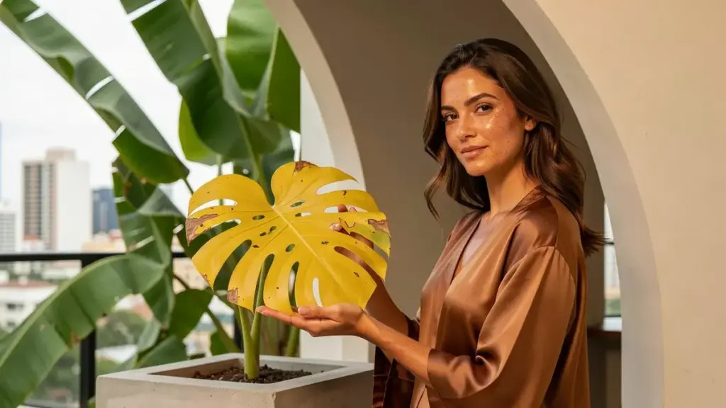 Folha Amarela na Planta? Descubra a Causa e Salve Sua Planta Agora