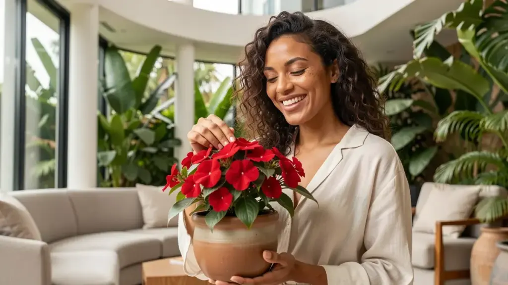 Flor beijo vermelho: cuidados simples para ter flores o ano todo
